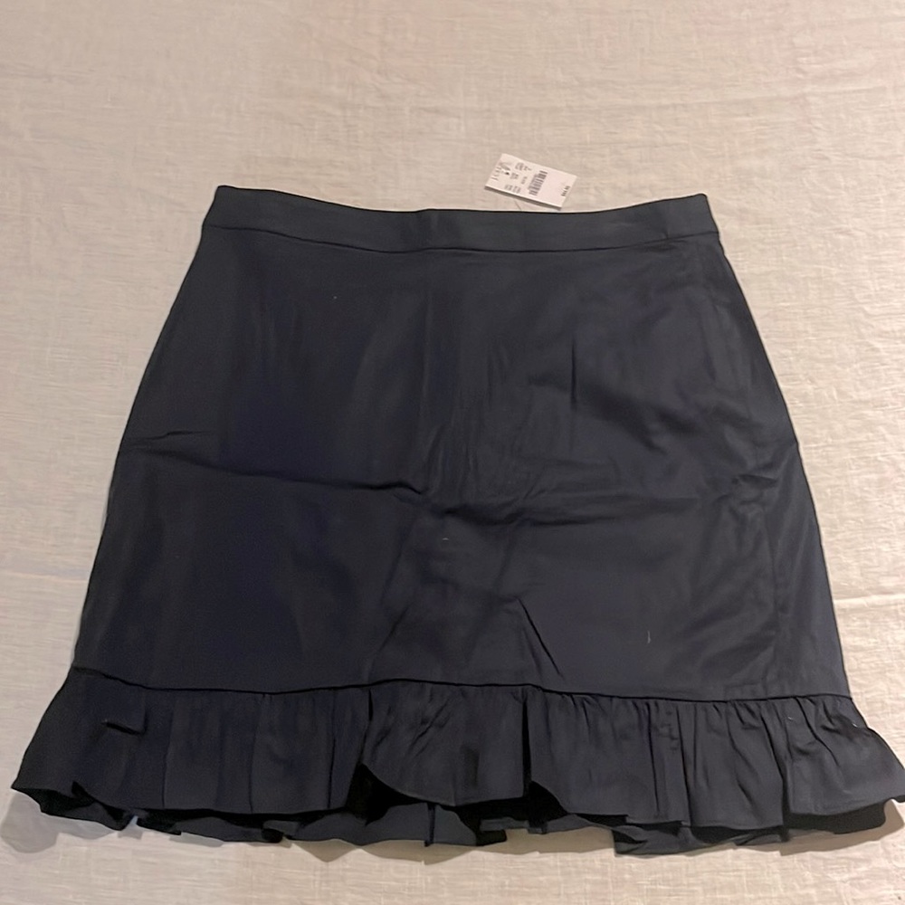 Navy jcrew factory skirt 4 nwt